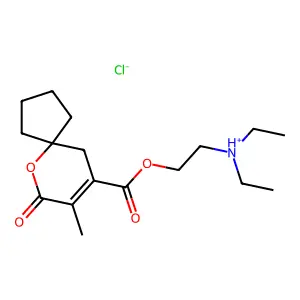 N-Diethylamino oxycarbonyle-3 spirolactone chlorhydrate [French] structure