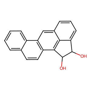 1,2-dihydrobenzo[j]aceanthrylene-1,2-diol structure