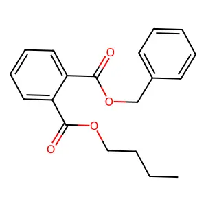 Benzyl butyl phthalate structure