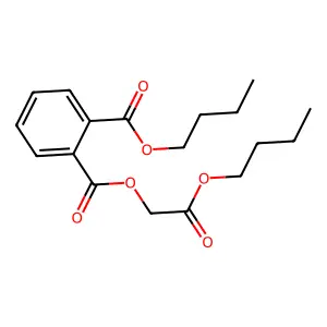 Butyl phthalyl butyl glycolate structure