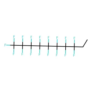 Ethylheptadecafluorooctane structure