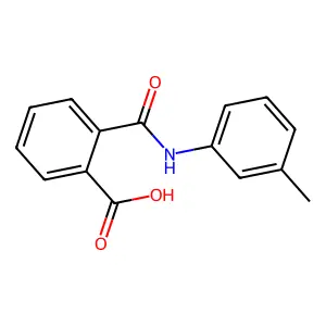 N-m-Tolylphthalamic acid structure