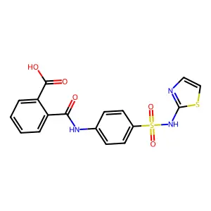 phthalylsulfathiazole structure