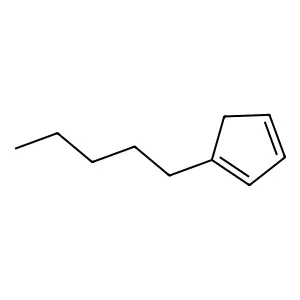 1,3-Cyclopentadiene, 1-pentyl structure