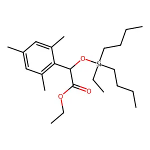 Compound C23H40O3Si structure