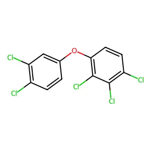 1,2,3-Trichloro-4-(3,4-dichlorophenoxy)benzene structure