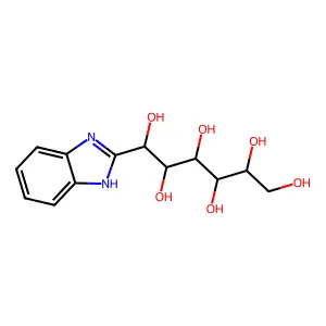 1-(1H-benzimidazol-2-yl)hexane-1,2,3,4,5,6-hexol structure