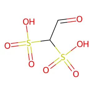 1,1-Ethanedisulfonic acid, 2-oxo- structure