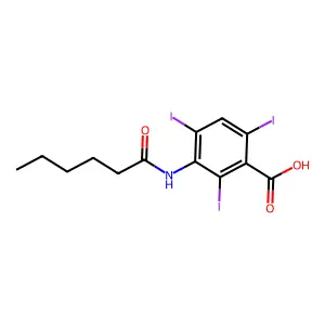 Compound C13H14I3NO3 structure