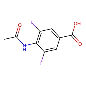 Compound C9H7I2NO3 structure
