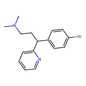 BROMPHENIRAMINE structure