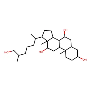 27-Deoxy-5alpha-cyprinol structure
