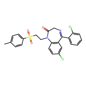 Tolufazepam structure