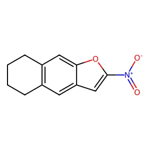 NAPHTHO(2,3-b)FURAN, 5,6,7,8-TETRAHYDRO-2-NITRO- structure