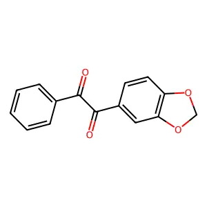 1-(1,3-benzodioxol-5-yl)-2-phenylethane-1,2-dione structure