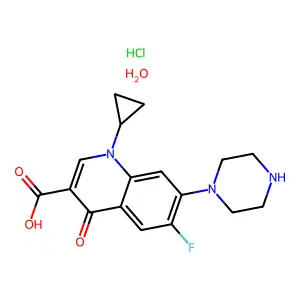 Compound C17H21ClFN3O4 structure