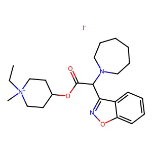 Beperidium Iodide structure