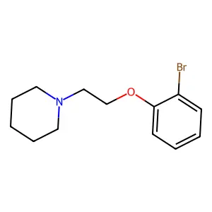 1-[2-(2-bromophenoxy)ethyl]piperidine structure
