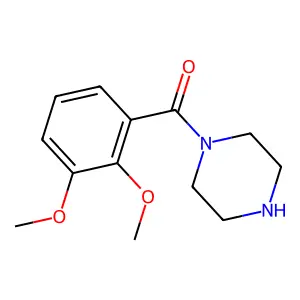 1-(2,3-DIMETHOXYBENZOYL)PIPERAZINE structure