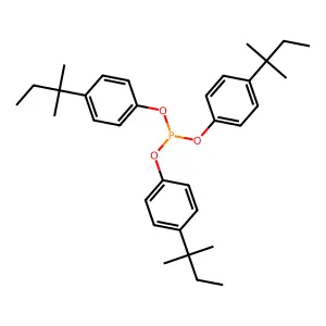 Tris(p-tert-amylphenyl) phosphite structure