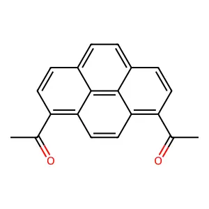 1,1'-pyrene-1,8-diyldiethanone structure