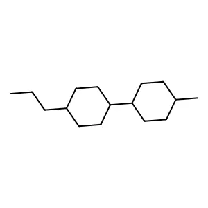 1,1'-Bicyclohexyl, 4-methyl-4'-propyl- structure