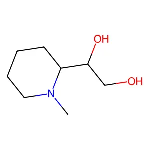1-(1-Methyl-piperidin-2-yl)-ethane-1,2-diol structure