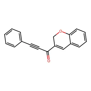1-(2H-chromen-3-yl)-3-phenylprop-2-yn-1-one structure