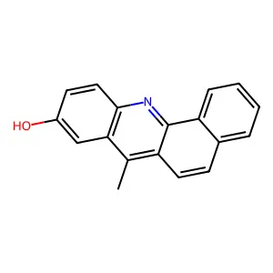 BENZ(c)ACRIDIN-9-OL, 7-METHYL- structure