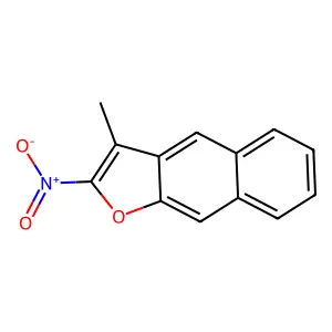 NAPHTHO(2,3-b)FURAN, 3-METHYL-2-NITRO- structure