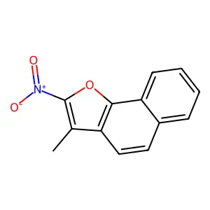 NAPHTHO(1,2-b)FURAN, 3-METHYL-2-NITRO- structure
