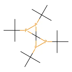 1,2,4,5-tetratert-butyl-1,2,4,5-tetraphosphaspiro[2.2]pentane structure