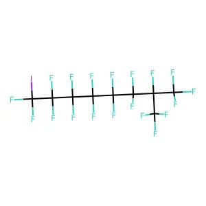 1,1,1,2,3,3,4,4,5,5,6,6,7,7,8,8-hexadecafluoro-8-iodo-2-(trifluoromethyl)octane structure