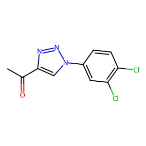 1-[1-(3,4-dichlorophenyl)triazol-4-yl]ethanone structure