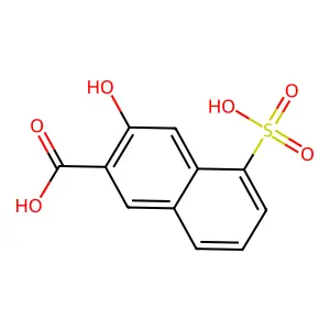 Compound C11H8O6S structure
