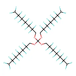 1,1,2,2,3,3,4,4,5,5,6,6-dodecafluoro-7-[tris(2,2,3,3,4,4,5,5,6,6,7,7-dodecafluoroheptoxy)methoxy]heptane structure