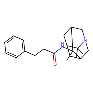 N-(3-Phenylpropionyl)-4-amino-4,8,8-trimethyl-1-azaadamantane structure