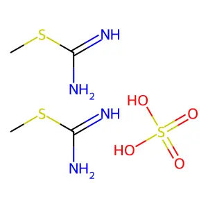 methyl carbamimidothioatesulfuric acid structure