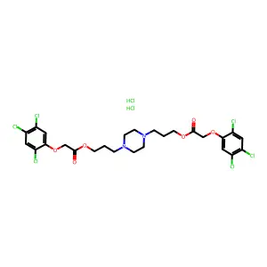 Compound C26H30Cl8N2O6 structure
