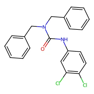 1,1-dibenzyl-3-(3,4-dichlorophenyl)urea structure