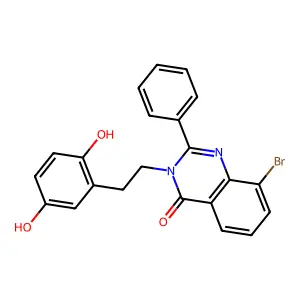 Compound C22H17BrN2O3 structure