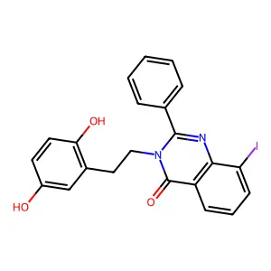 Compound C22H17IN2O3 structure