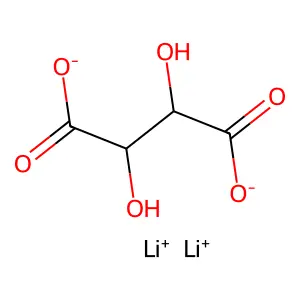 LITHIUM TARTRATE structure