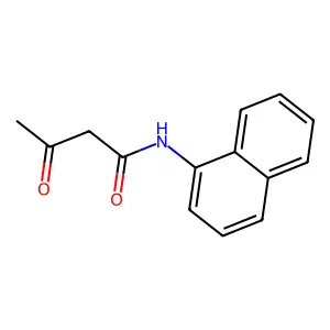 N-naphthalen-1-yl-3-oxobutanamide structure