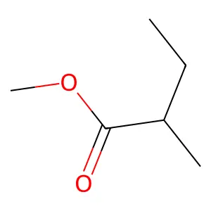 Methyl 2-methylbutyrate structure