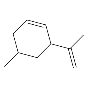 cyclohexene, 5-methyl-3-(1-methylethenyl)- structure