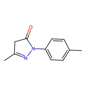 5-methyl-2-(4-methylphenyl)-4H-pyrazol-3-one structure