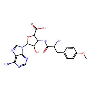 Chryscandin structure