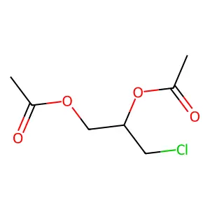 1,2-Diacetoxy-3-chloropropane structure