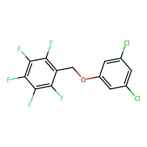 1-[(3,5-dichlorophenoxy)methyl]-2,3,4,5,6-pentafluorobenzene structure